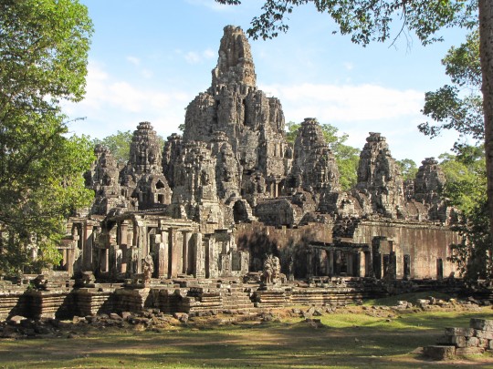 Bayon Temple-the main temple of Angkor Thom in Angkor Area